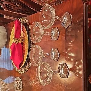 Vintage (4) Heisey Colony Sherbert Dishes